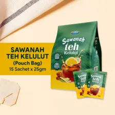 SAWANAH TEH KELULUT- POUCH BAG (15 sachet x 25g)